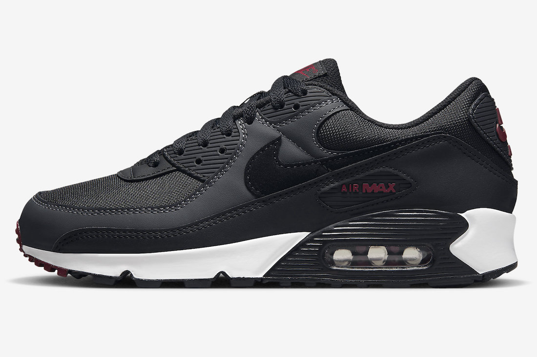 Nike Air Max 90 Anthracite Black Team Red Summit White DQ4071-001 Release Date