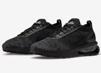 耐克Air Max Flyknit Racer “Triple Black “的官方照片