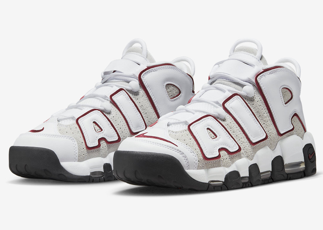 Nike Air More Uptempo White Team Red FB1380-100 Release Date