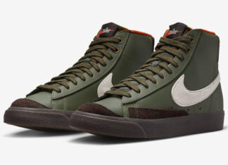 Nike Blazer Mid ’77 Vintage “Army Olive” 准备在2022年秋季上市