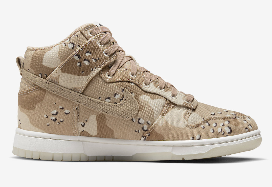 Nike Dunk High Desert Camo DX2314-200 Release Date