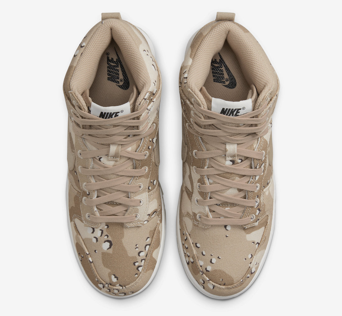 Nike Dunk High Desert Camo DX2314-200 Release Date