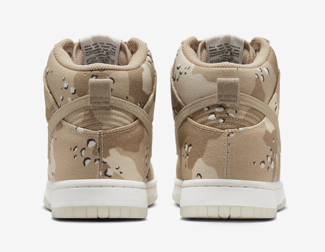 Nike Dunk High Desert Camo DX2314-200 Release Date