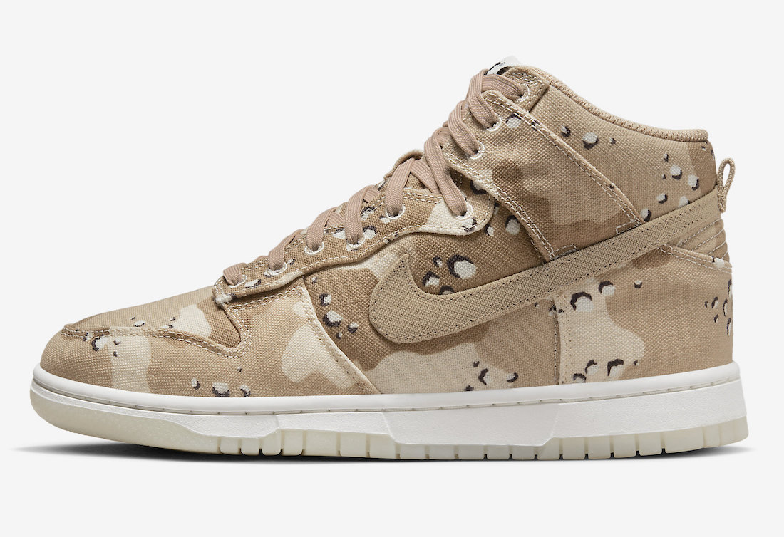 Nike Dunk High Desert Camo DX2314-200 Release Date