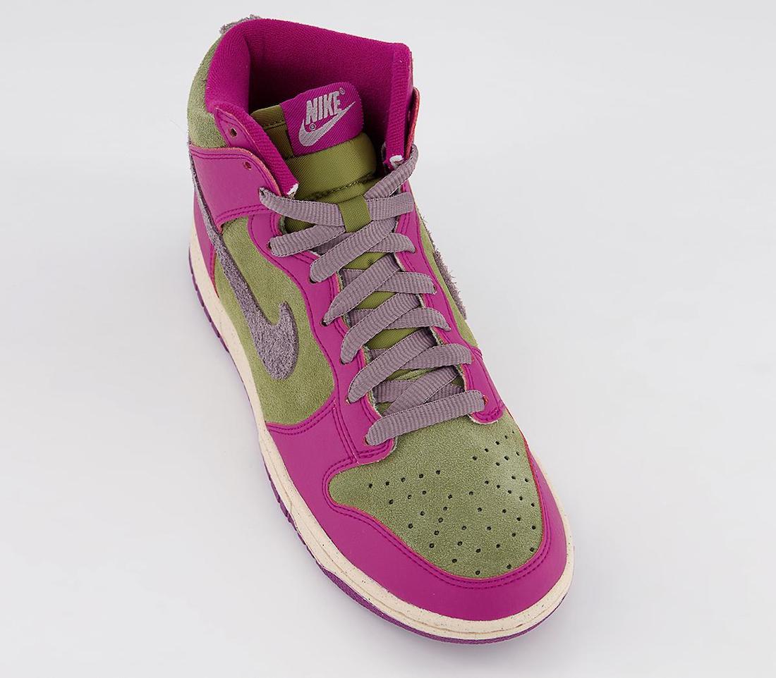 Nike Dunk High Dynamic Berry Grand Purple Pilgrim FB1273-500 Release Date