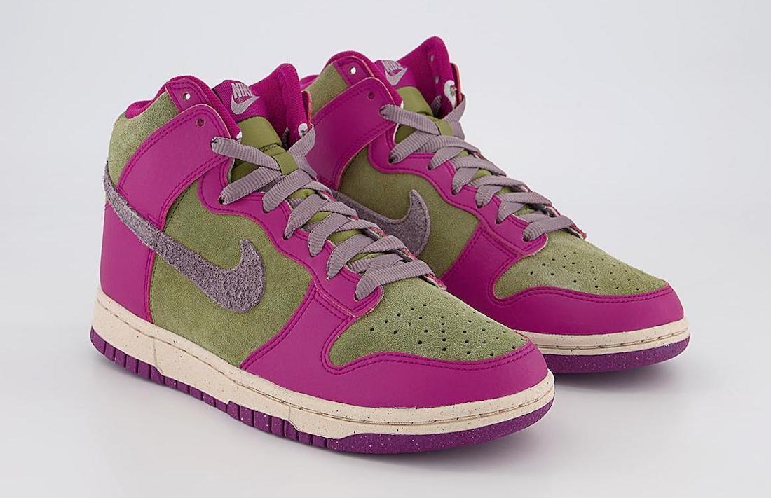 Nike Dunk High Dynamic Berry Grand Purple Pilgrim FB1273-500 Release Date