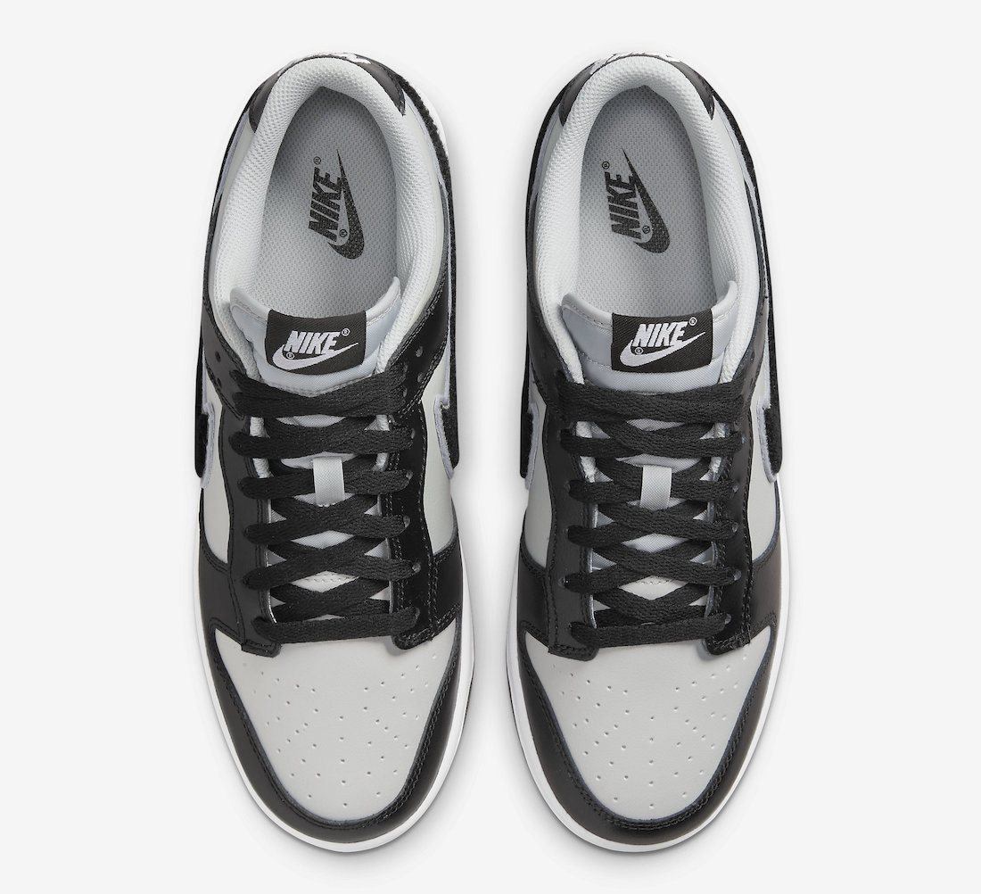 Nike Dunk Low Chenille Swoosh Grey Black DQ7683-001 Release Date