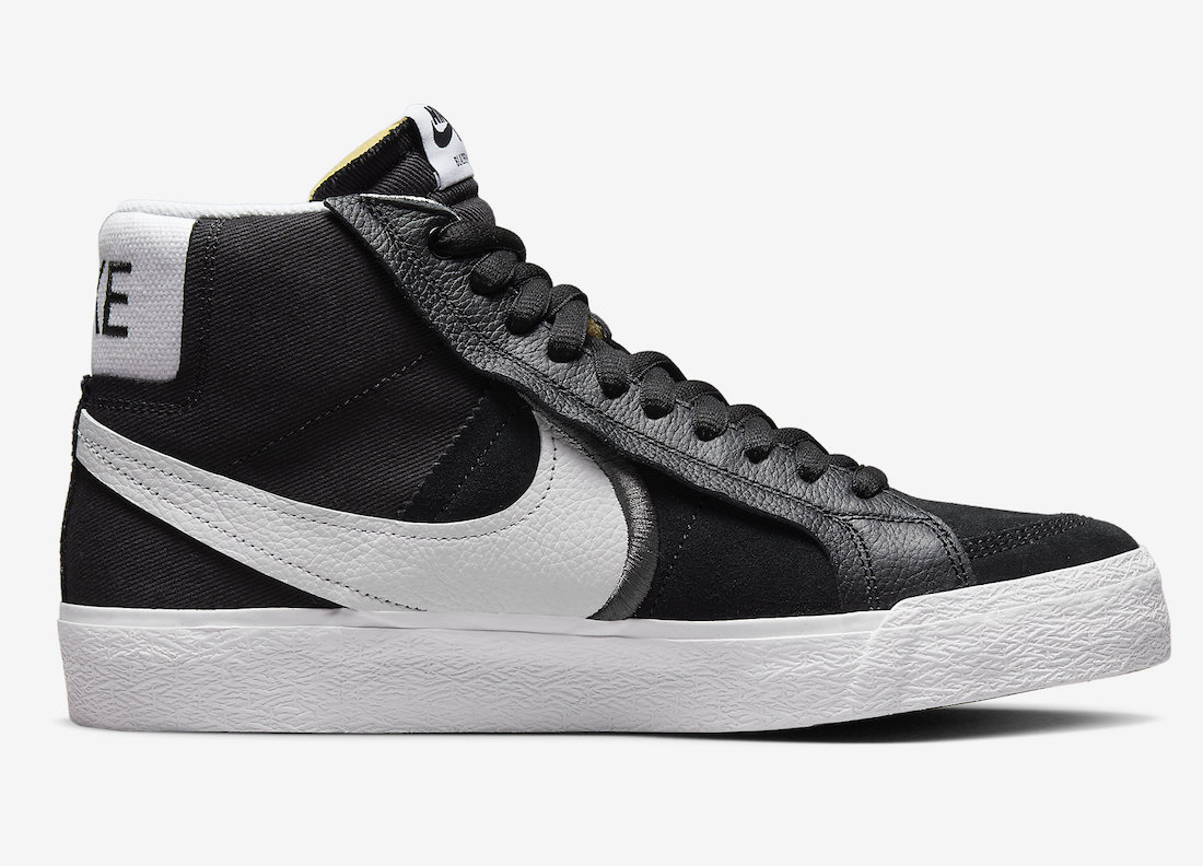 Nike SB Blazer Mid Black White DR9144-001 Release Date