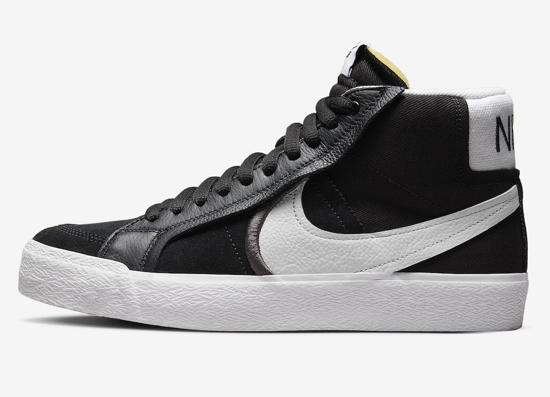 Nike SB Blazer Mid Black White DR9144-001 Release Date