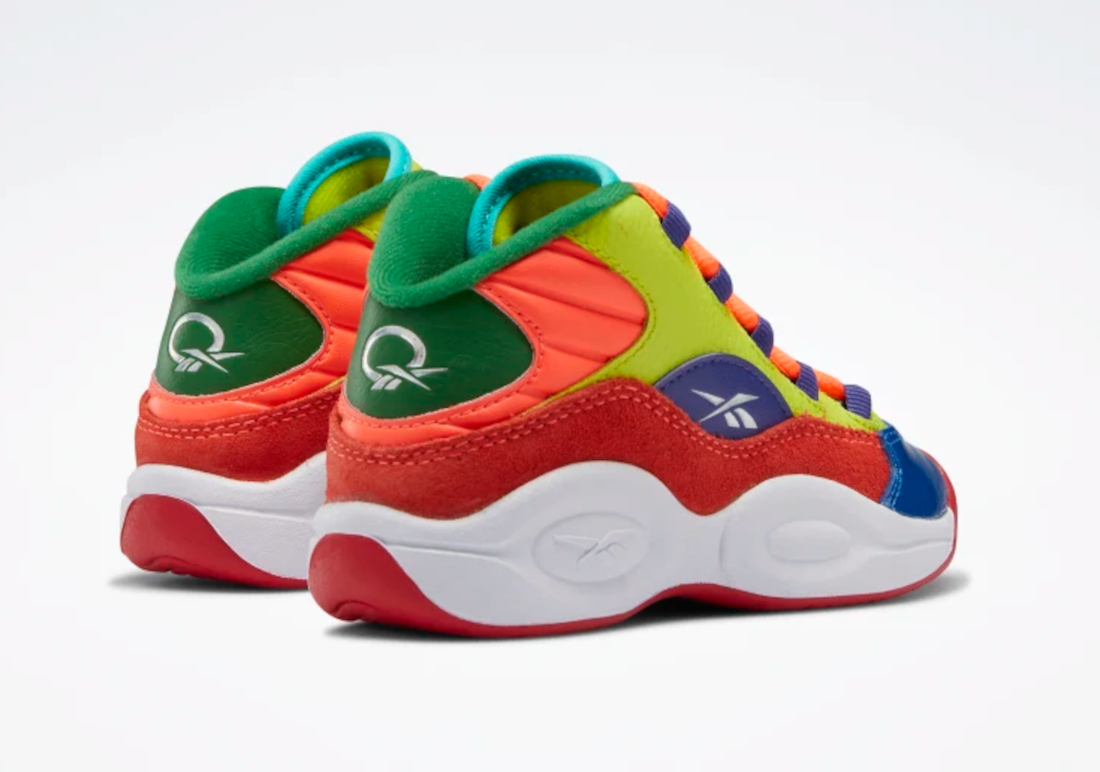 Reebok Question Mid PS Orange Flare Acid Yellow Bold Purple HP3014 Release Date