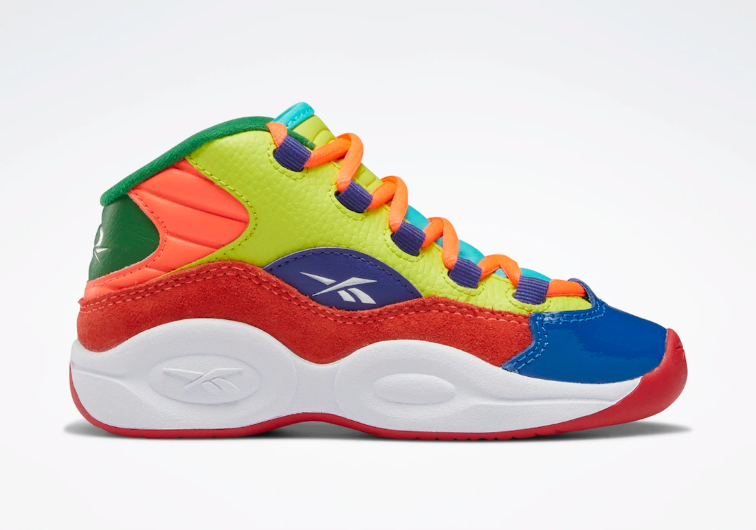 Reebok Question Mid PS Orange Flare Acid Yellow Bold Purple HP3014 Release Date