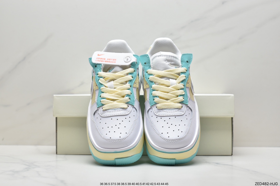 板鞋, Nike Air Force 1 Low, Nike Air Force 1, Nike Air, NIKE, EVA, Air Force 1 Low, Air Force 1 - 耐克Nike Air Force 1 Low Fur-Lined Shadow 马卡龙 灰褐色百搭板鞋