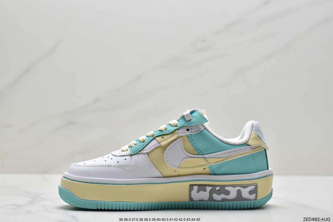 板鞋, Nike Air Force 1 Low, Nike Air Force 1, Nike Air, NIKE, EVA, Air Force 1 Low, Air Force 1 - 耐克Nike Air Force 1 Low Fur-Lined Shadow 马卡龙 灰褐色百搭板鞋