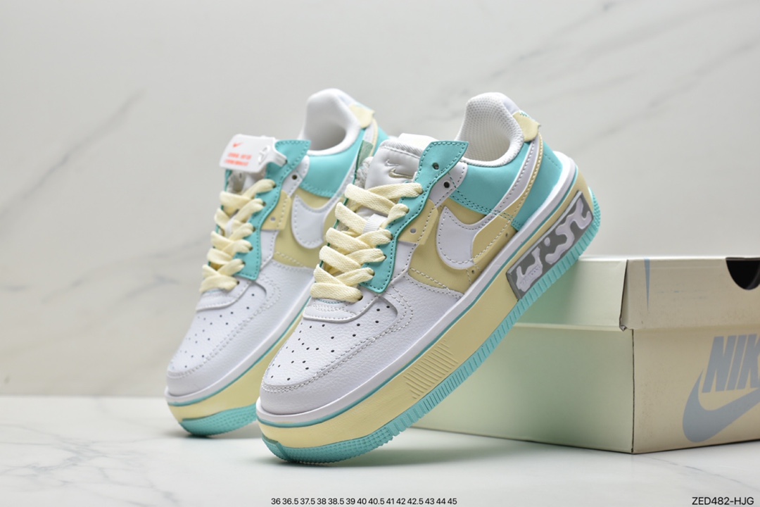 板鞋, Nike Air Force 1 Low, Nike Air Force 1, Nike Air, NIKE, EVA, Air Force 1 Low, Air Force 1 - 耐克Nike Air Force 1 Low Fur-Lined Shadow 马卡龙 灰褐色百搭板鞋