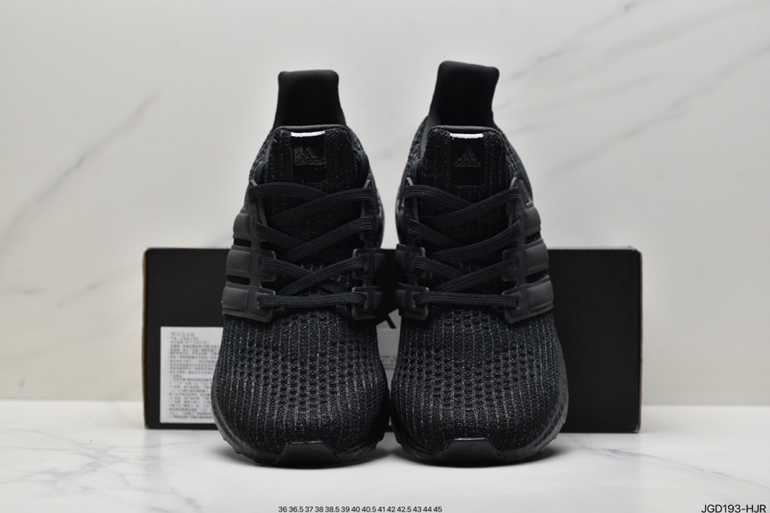 跑鞋, Ultra Boost, Triple Black, Boost, Black, Adidas Ultra Boost, Adidas - 阿迪达斯 Adidas Ultra Boost Triple Black UB4.0爆米花减震跑鞋 全黑 货号：BB6171