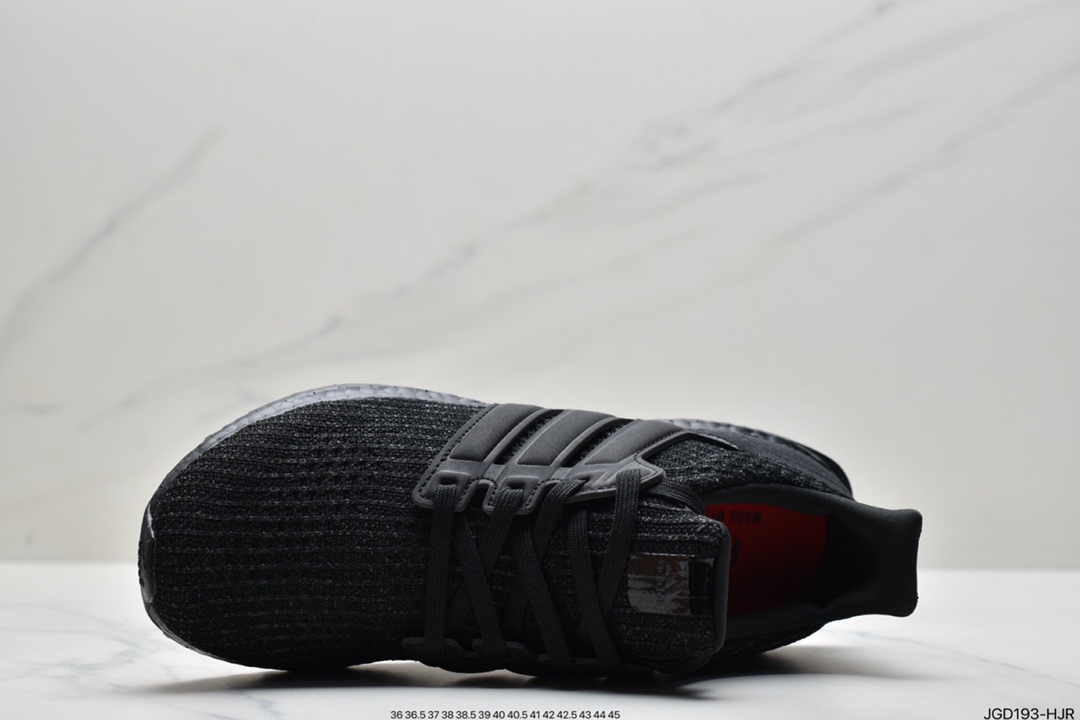 跑鞋, Ultra Boost, Triple Black, Boost, Black, Adidas Ultra Boost, Adidas - 阿迪达斯 Adidas Ultra Boost Triple Black UB4.0爆米花减震跑鞋 全黑 货号：BB6171