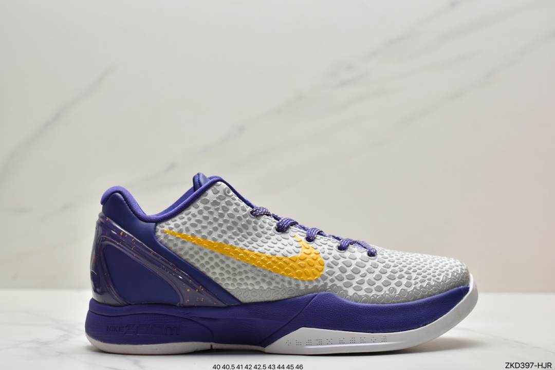 科比6 Kobe 6 “Mamba Forever”曼巴精神低帮男子实战篮球鞋 货号：CW2190