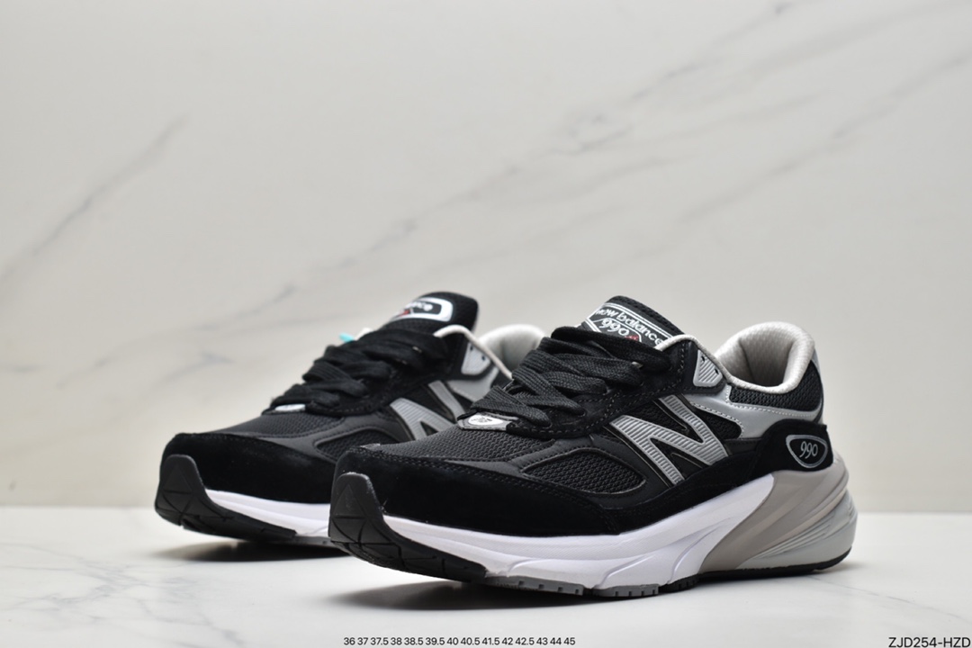 跑步鞋, 老爹鞋, 美产, 新百伦, New Balance in USA M990, New Balance - 新百伦New Balance in USA M990V6系列美产老爹鞋跑步鞋“黑泥灰银3M”