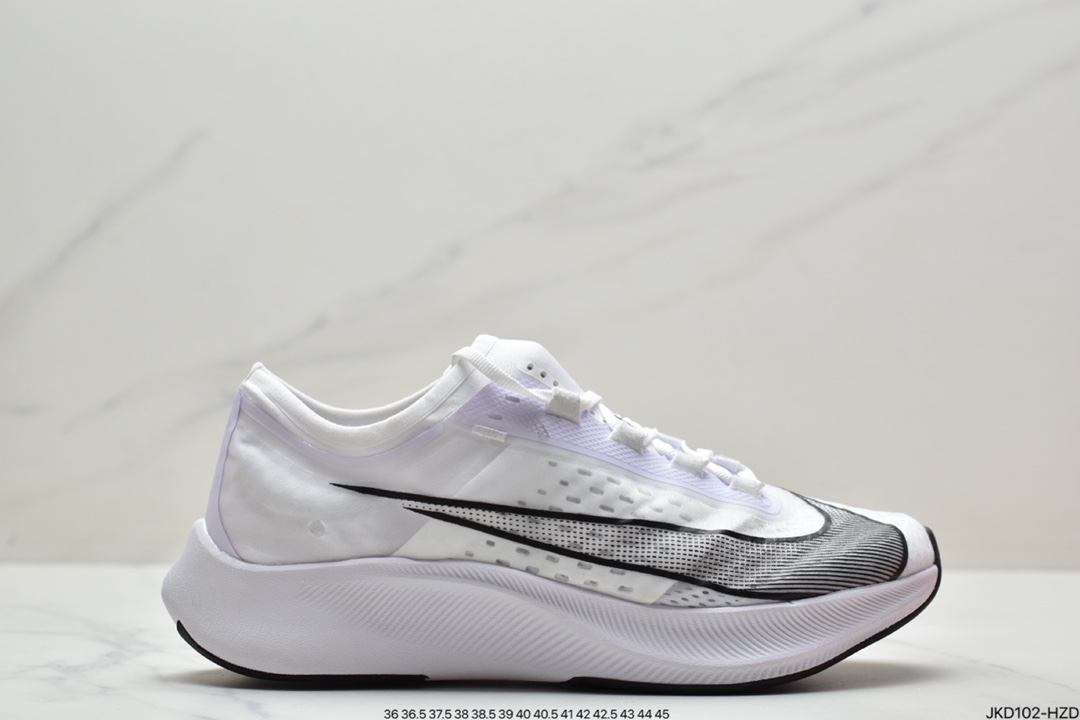 贾卡, 登月, Zoom Air, Zoom, Nike Zoom Fly 3, Nike Zoom Fly, NIKE, Fly 3 - 耐克Nike ZOOM FLY 3 登月贾卡网面透气跑鞋 货号AT8240