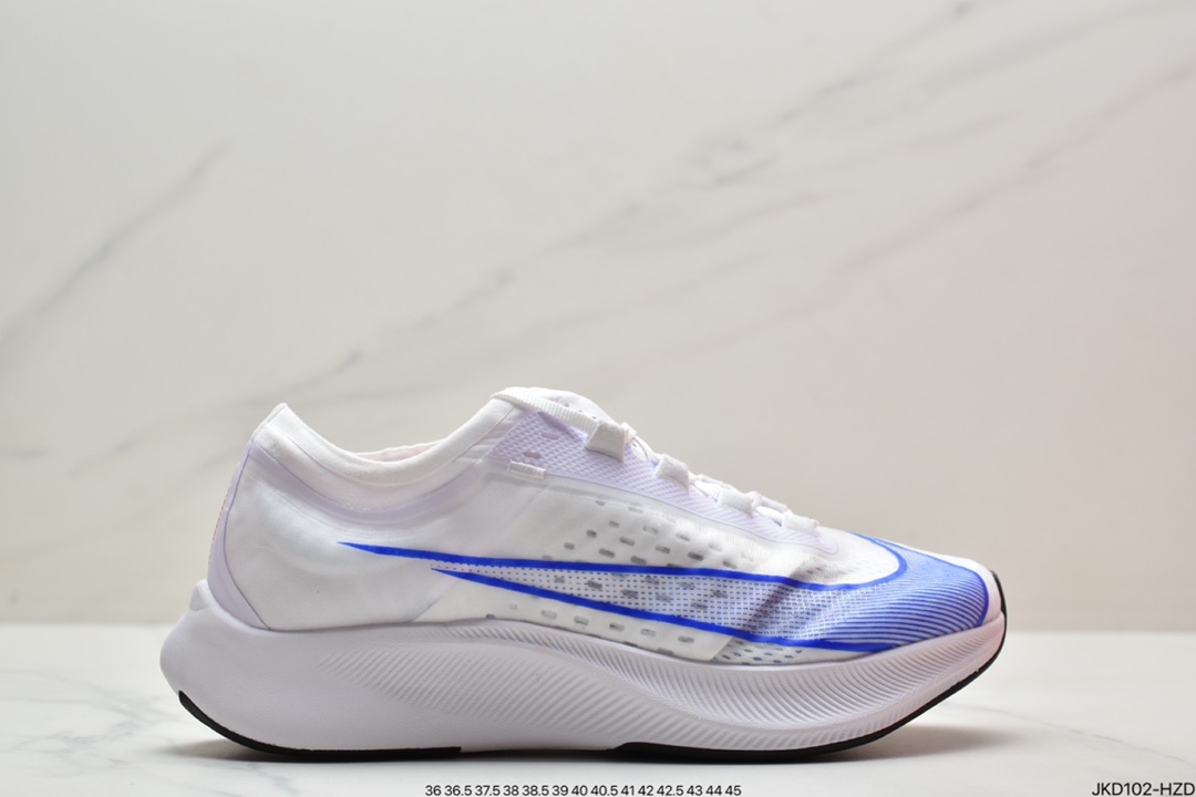 贾卡, 登月, Zoom Air, Zoom, Nike Zoom Fly 3, Nike Zoom Fly, NIKE, Fly 3 - 耐克Nike ZOOM FLY 3 登月贾卡网面透气跑鞋 货号AT8240