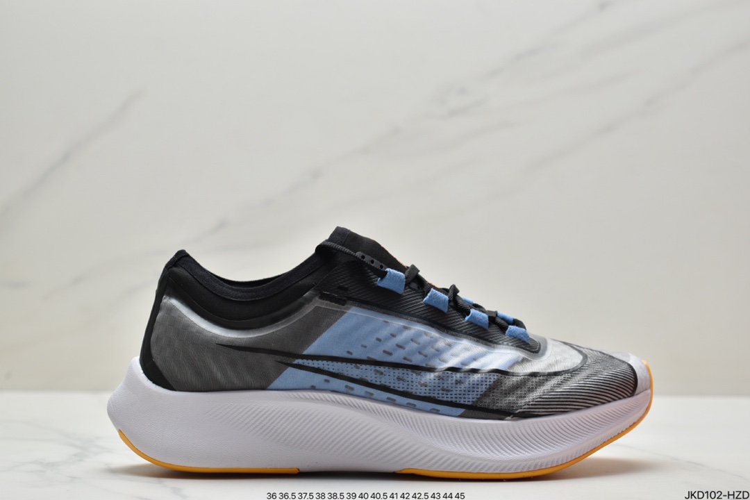 耐克Nike ZOOM FLY 3 登月贾卡网面透气跑鞋 货号AT8240