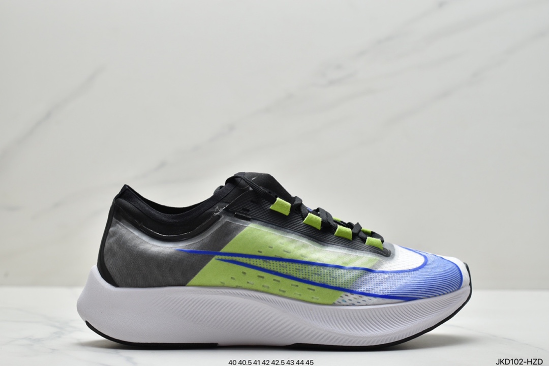 贾卡, 登月, Zoom Air, Zoom, Nike Zoom Fly 3, Nike Zoom Fly, NIKE, Fly 3 - 耐克Nike ZOOM FLY 3 登月贾卡网面透气跑鞋 货号AT8240