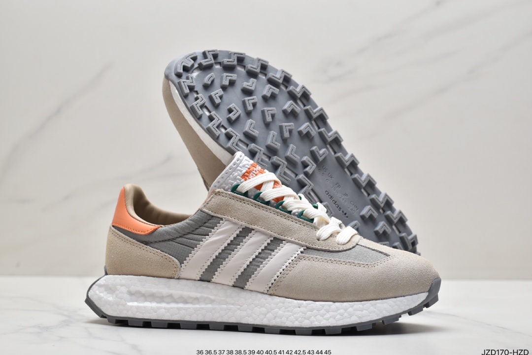 跑鞋, 慢跑鞋, Boost, adidas Racing 1, Adidas - 阿迪达斯 adidas Racing 1 Boost Prototype 运动慢跑鞋 货号：Q47108