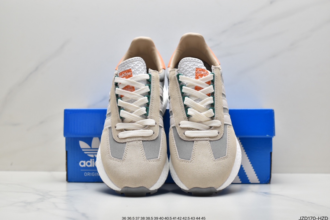 跑鞋, 慢跑鞋, Boost, adidas Racing 1, Adidas - 阿迪达斯 adidas Racing 1 Boost Prototype 运动慢跑鞋 货号：Q47108