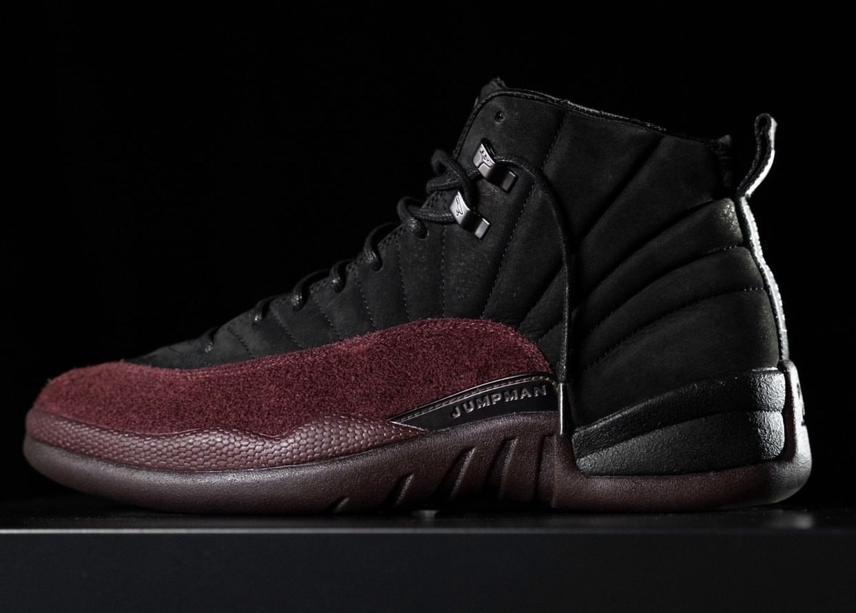 A Ma Maniere Air Jordan 12 Black Burgundy Crush DV6989-001 Release Date Price