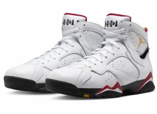 2022年度Air Jordan 7 “Cardinal “的官方照片