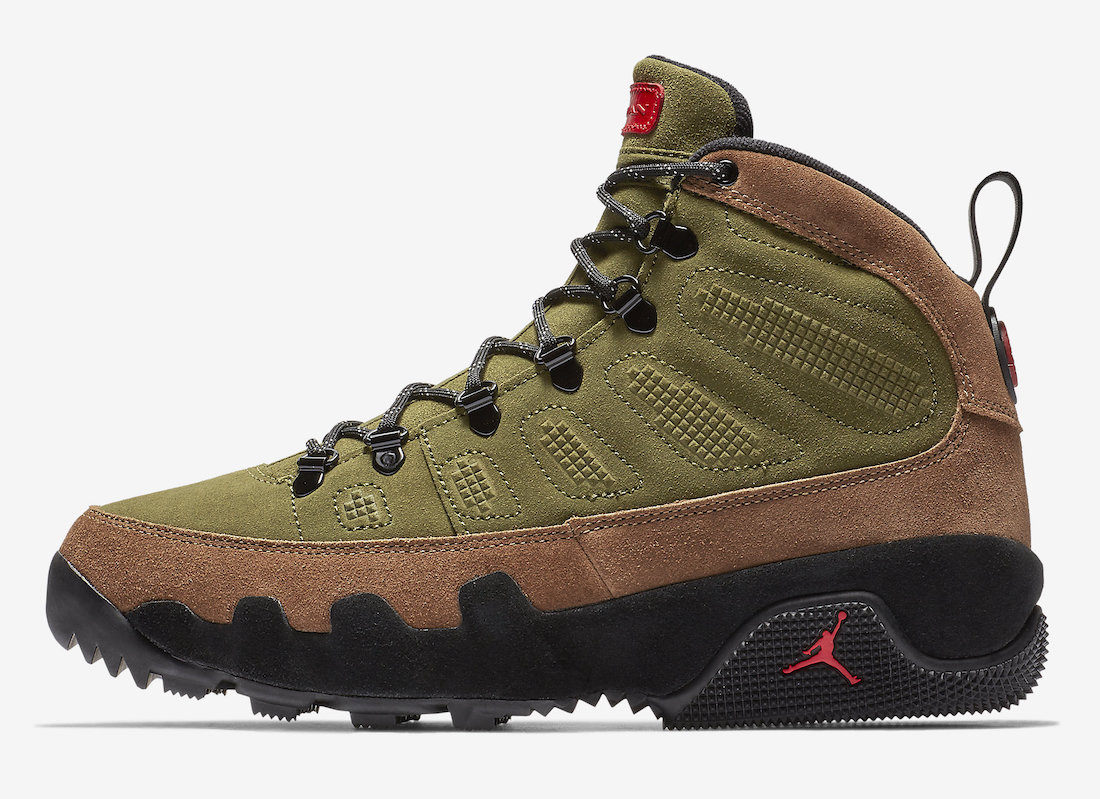 Air Jordan 9 Boot NRG Beef Broccoli AR4491-200 Release Date