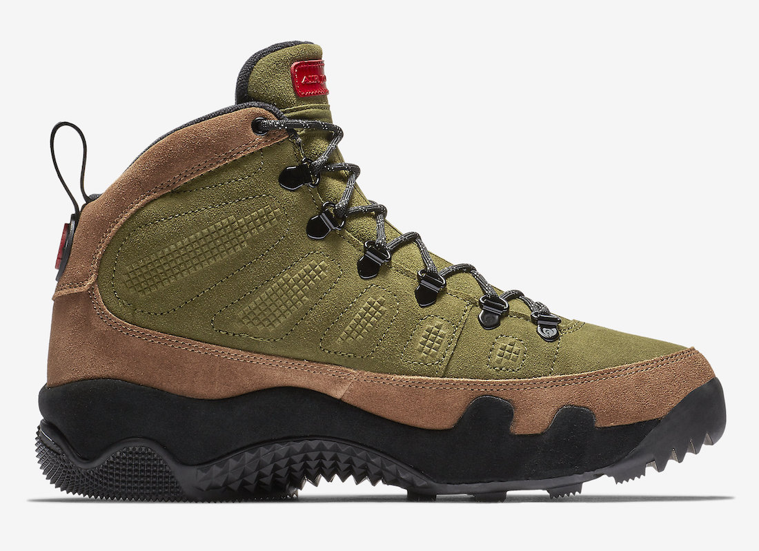 Air Jordan 9 Boot NRG Beef Broccoli AR4491-200 Release Date