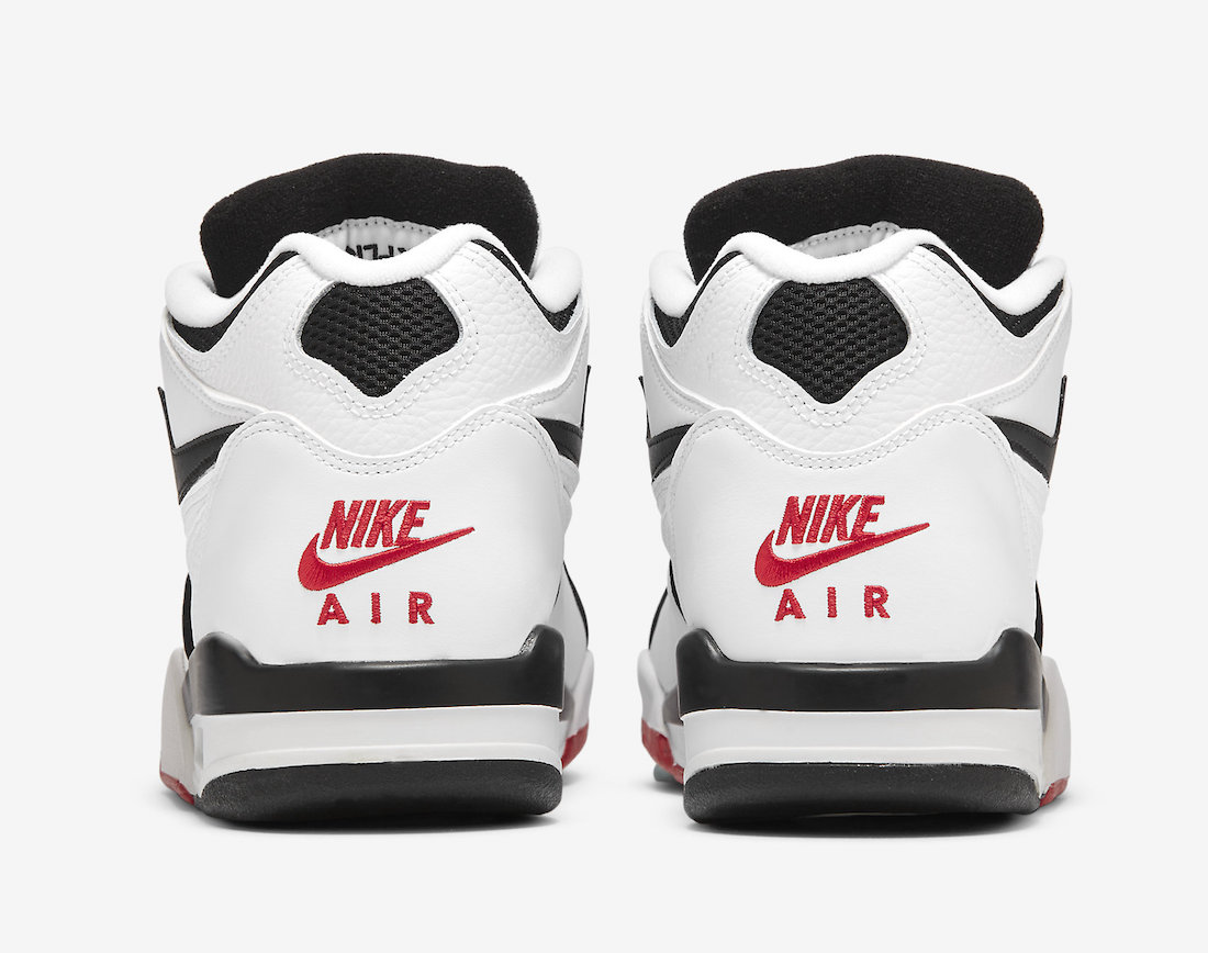 Nike Air Flight 89 White Black Light Smoke Grey University Red DB5918-100 Release Date