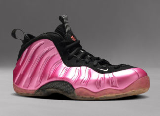 球鞋话题。耐克Air Foamposite One “珠光粉”。