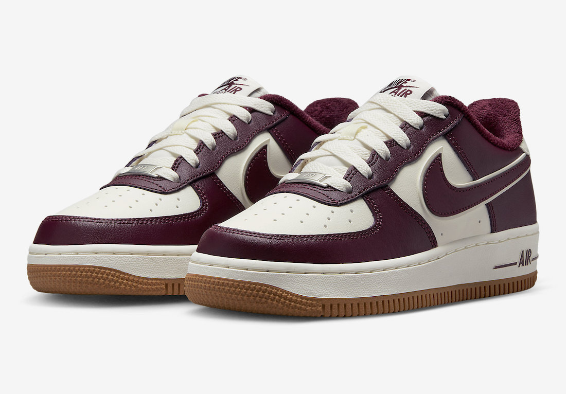 Nike Air Force 1 Low Team Red Gum DQ5972-100 Release Date