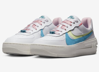 这款Nike Air Force 1 PLT.AF.ORM带有柔和的色调。