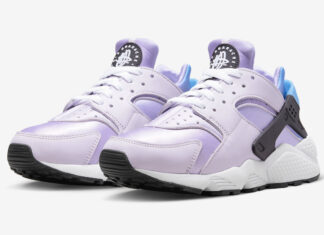 耐克Nike Air Huarache最新柔和的丁香紫配色