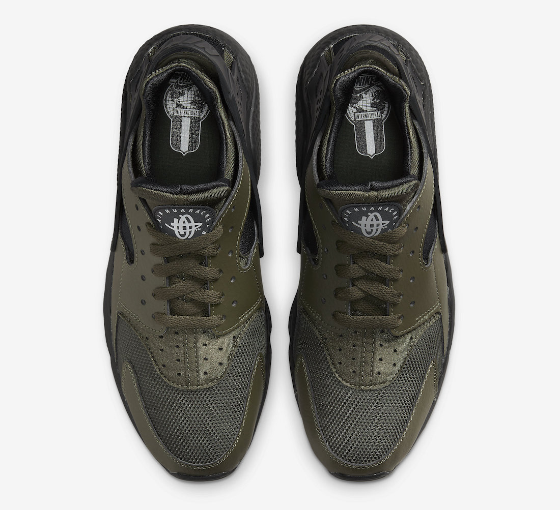 Nike Air Huarache Olive Black DZ4506-300 Release Date