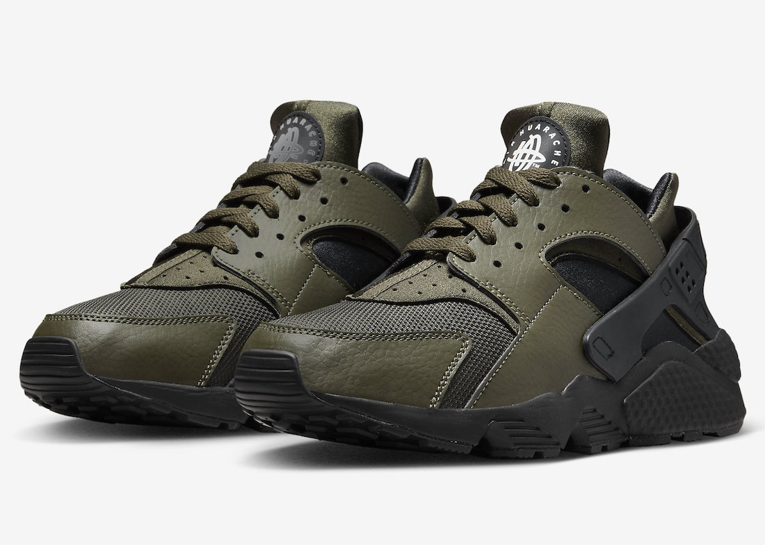 Nike Air Huarache Olive Black DZ4506-300 Release Date