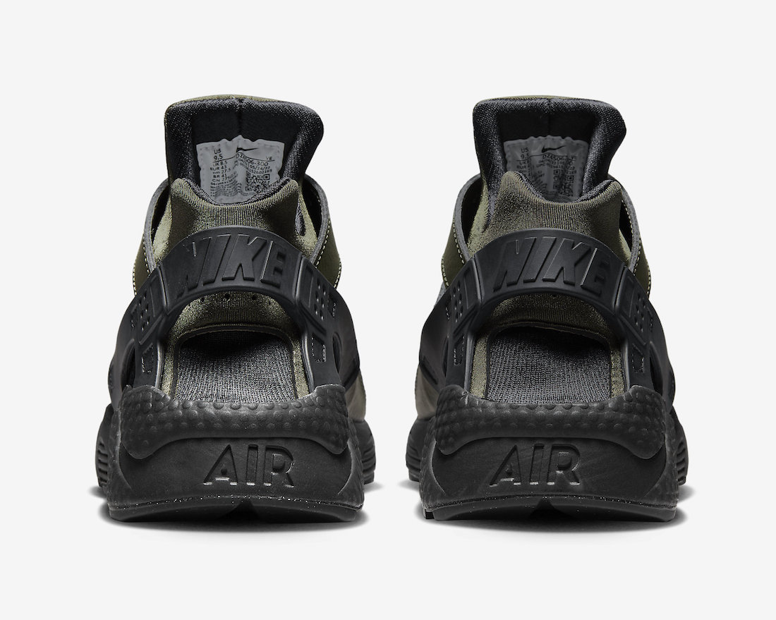 Nike Air Huarache Olive Black DZ4506-300 Release Date