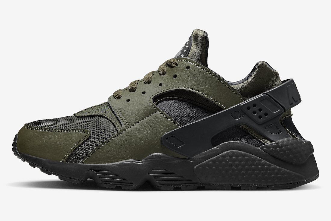 Nike Air Huarache Olive Black DZ4506-300 Release Date