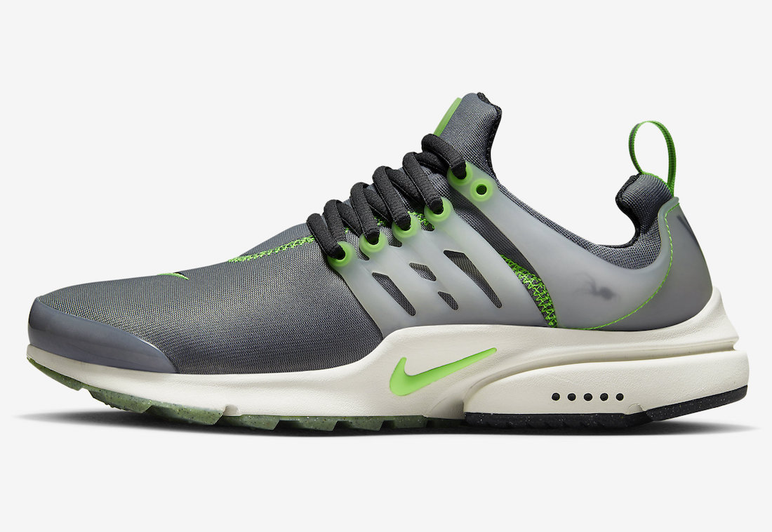 Nike Air Presto Smoke Grey Scream Green FJ2685-001 Release Date