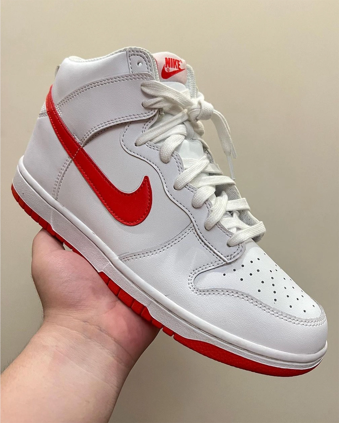 Nike Dunk High White Picante Red DV0828-100 Release Date