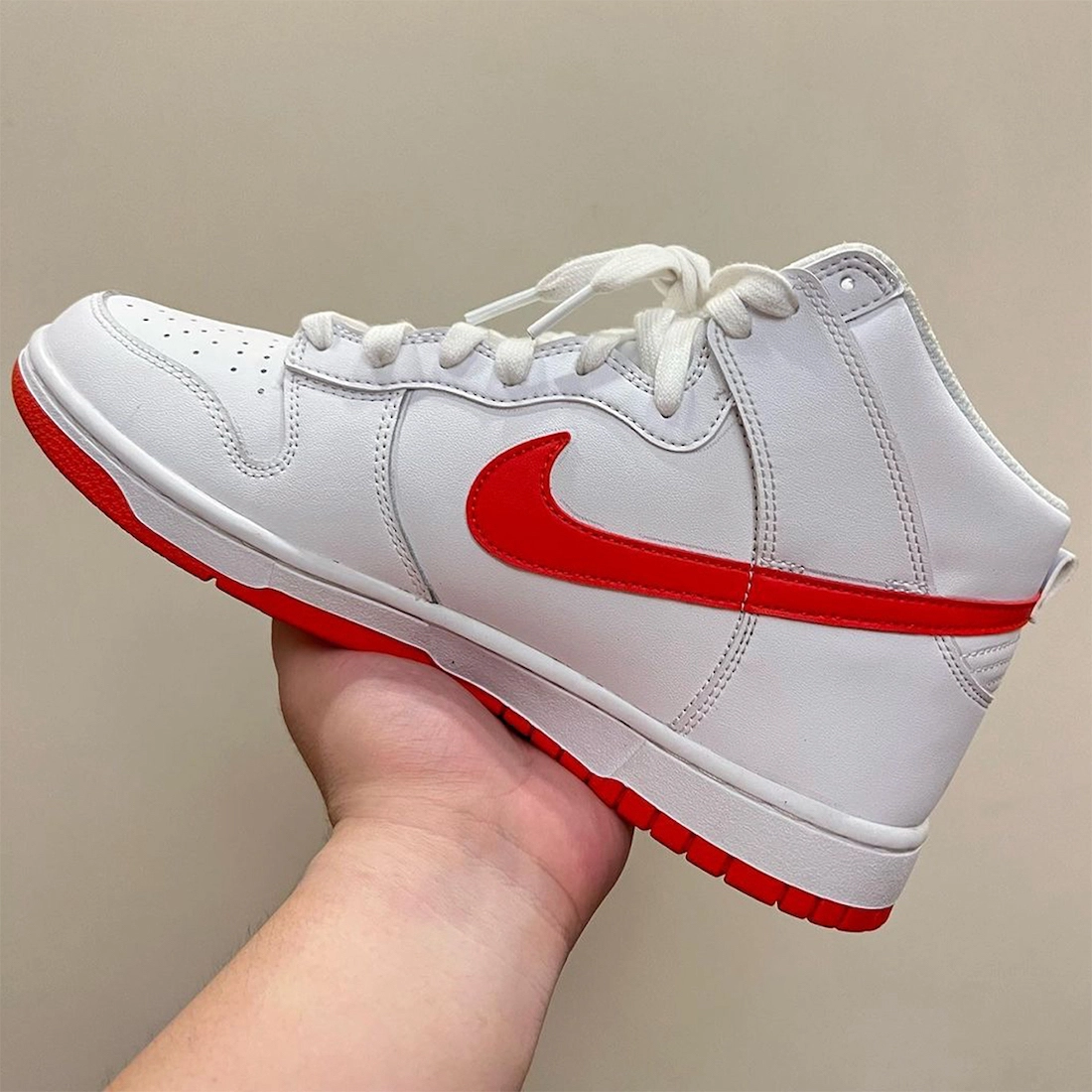 Nike Dunk High White Picante Red DV0828-100 Release Date