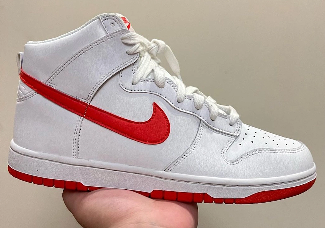 Nike Dunk High White Picante Red DV0828-100 Release Date