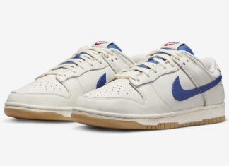 Nike Dunk Low “Sail Blue” With Gum Bottoms