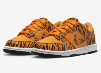 初见耐克Dunk Low “Tiger Stripes”