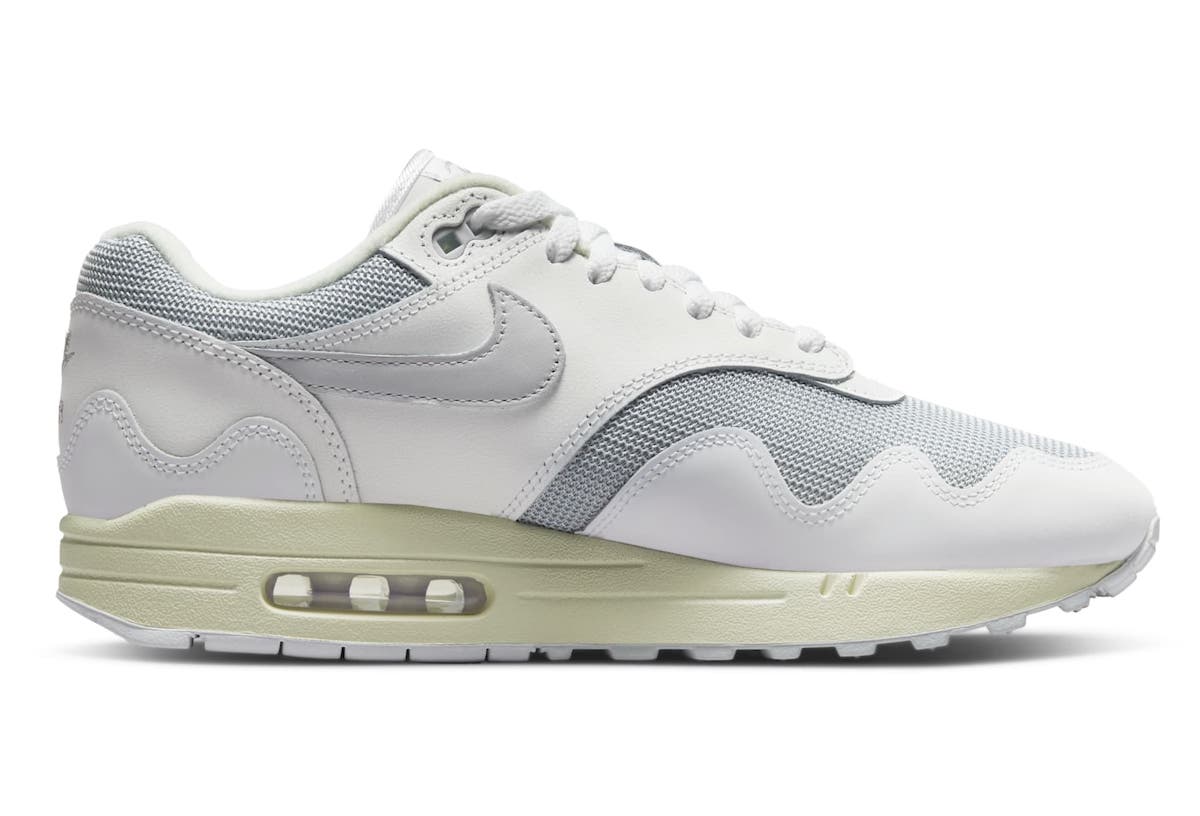 Patta Nike Air Max 1 White Grey DQ0299-100 Release Date