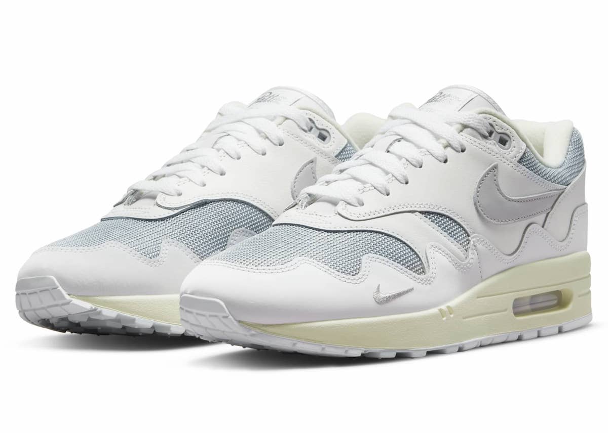 Patta Nike Air Max 1 White Grey DQ0299-100 Release Date