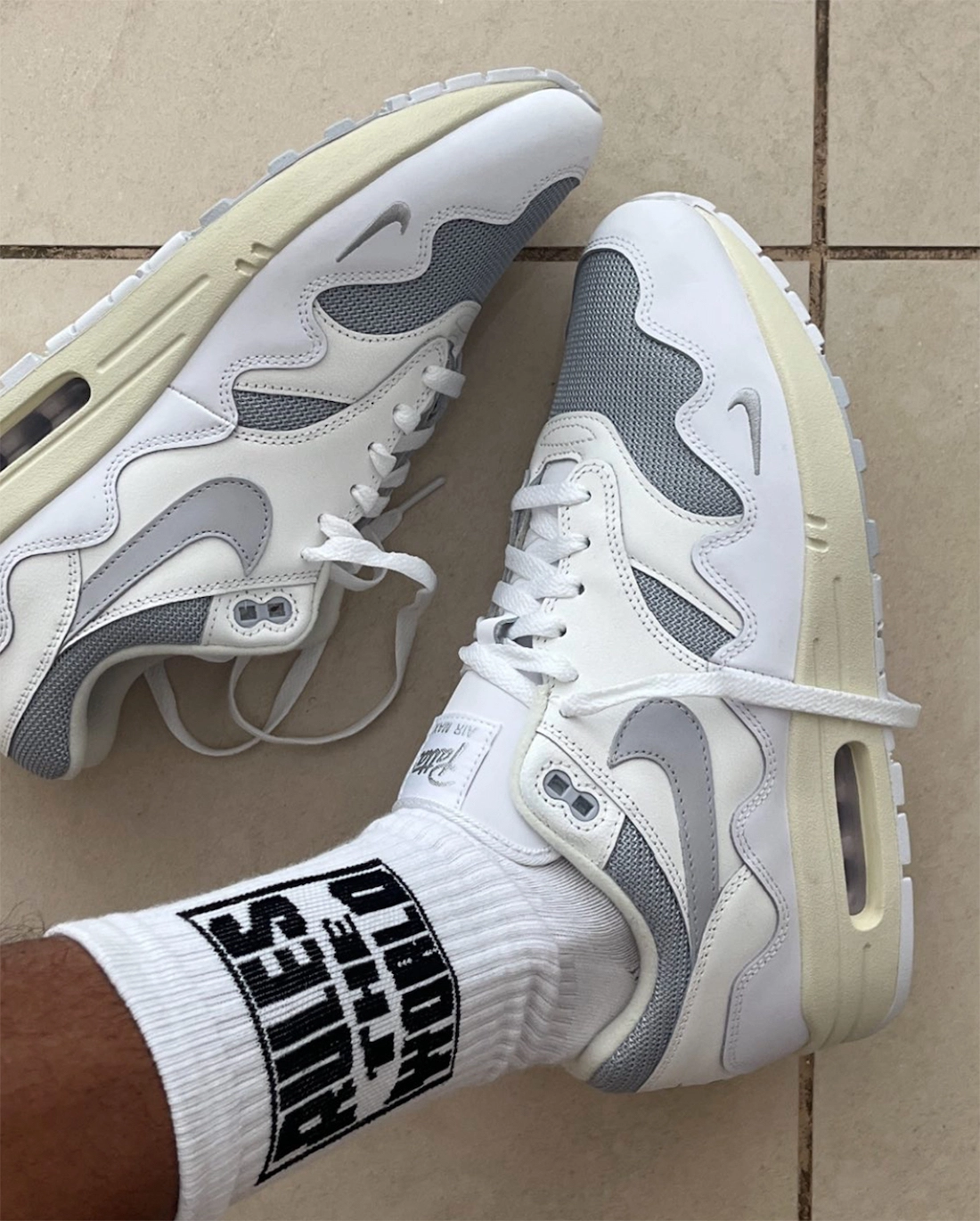 Patta Nike Air Max 1 White Grey Release Date